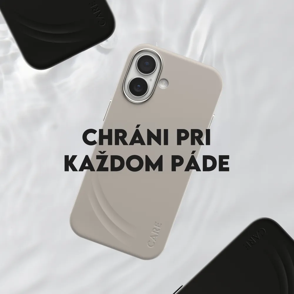 CARE - Puzdro FLOW s MagSafe pre iPhone 17, vanilla