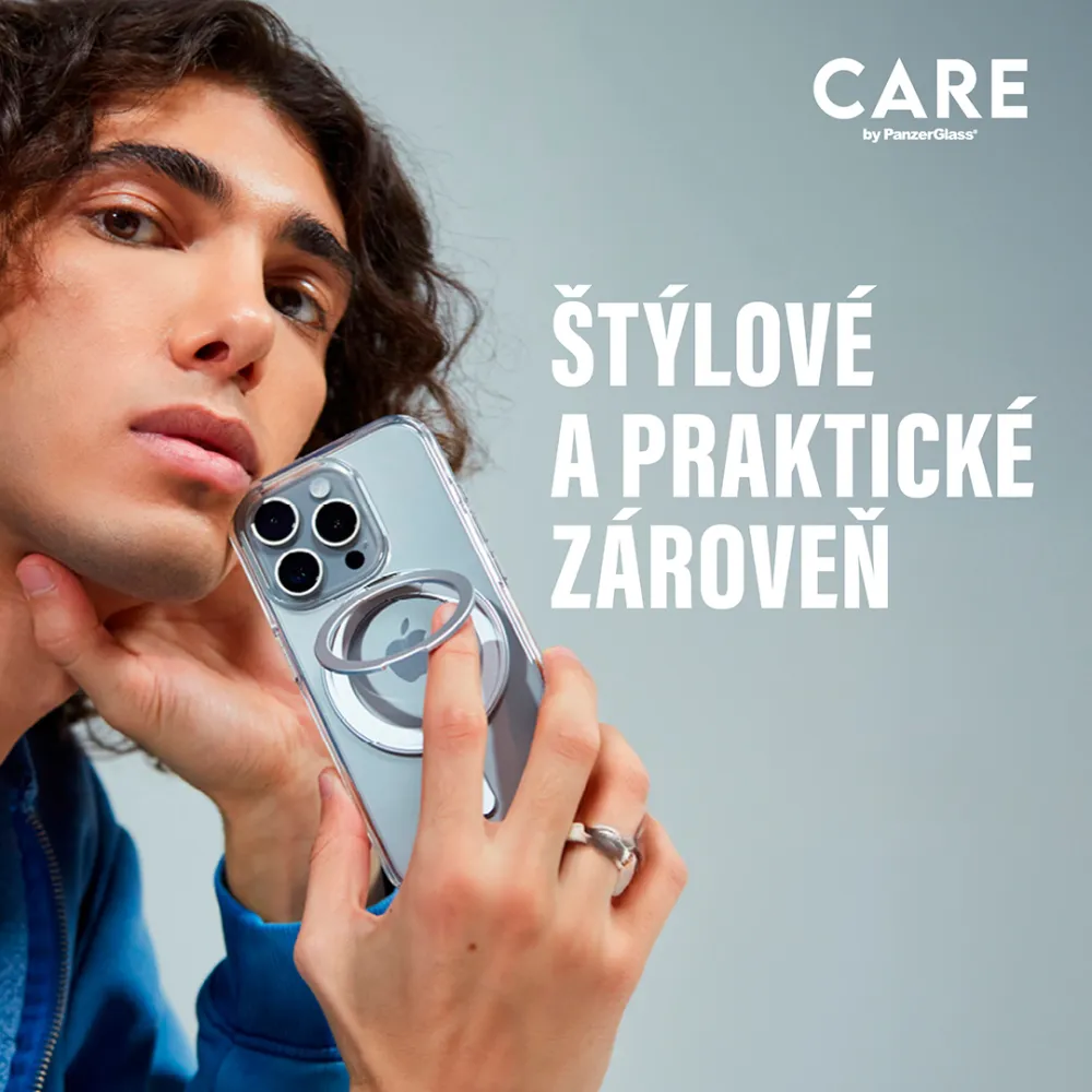 CARE - Puzdro Kickstand pre Samsung Galaxy S25 Edge, čierna