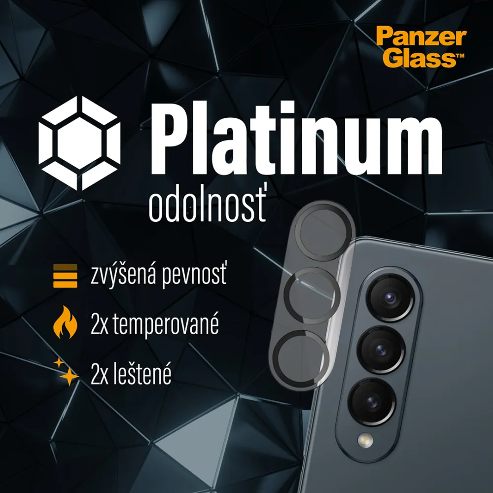 PanzerGlass - Ochranný kryt objektívu PicturePerfect pre Samsung Galaxy Z Fold5, čierna