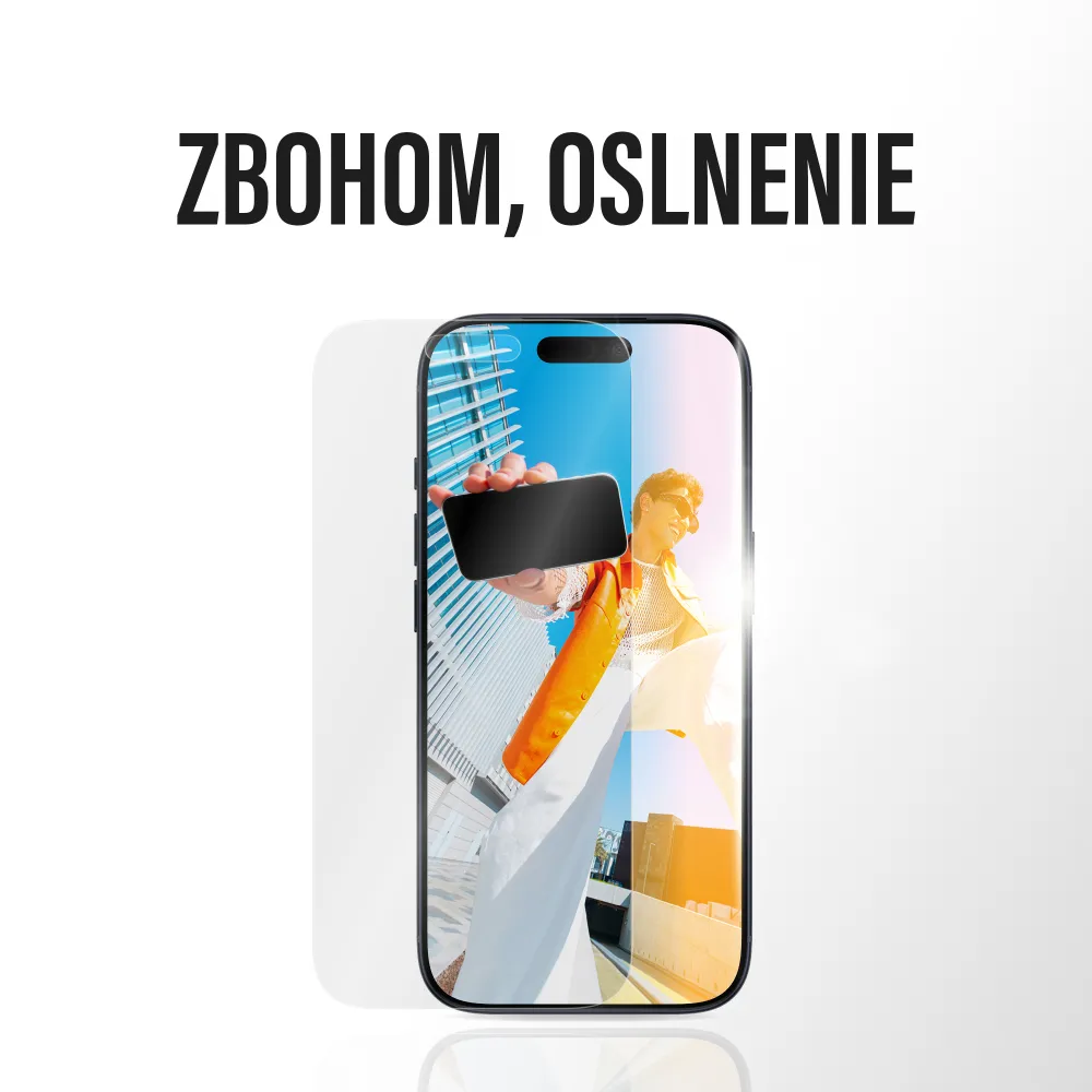 PanzerGlass - Tvrdené sklo Anti-Reflective s aplikátorom pre iPhone 17 Pro Max, čierna