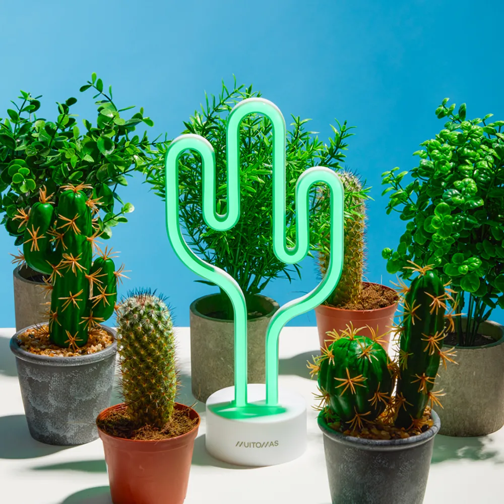 MUITOMAS - Neónová stolná lampa Flamingo