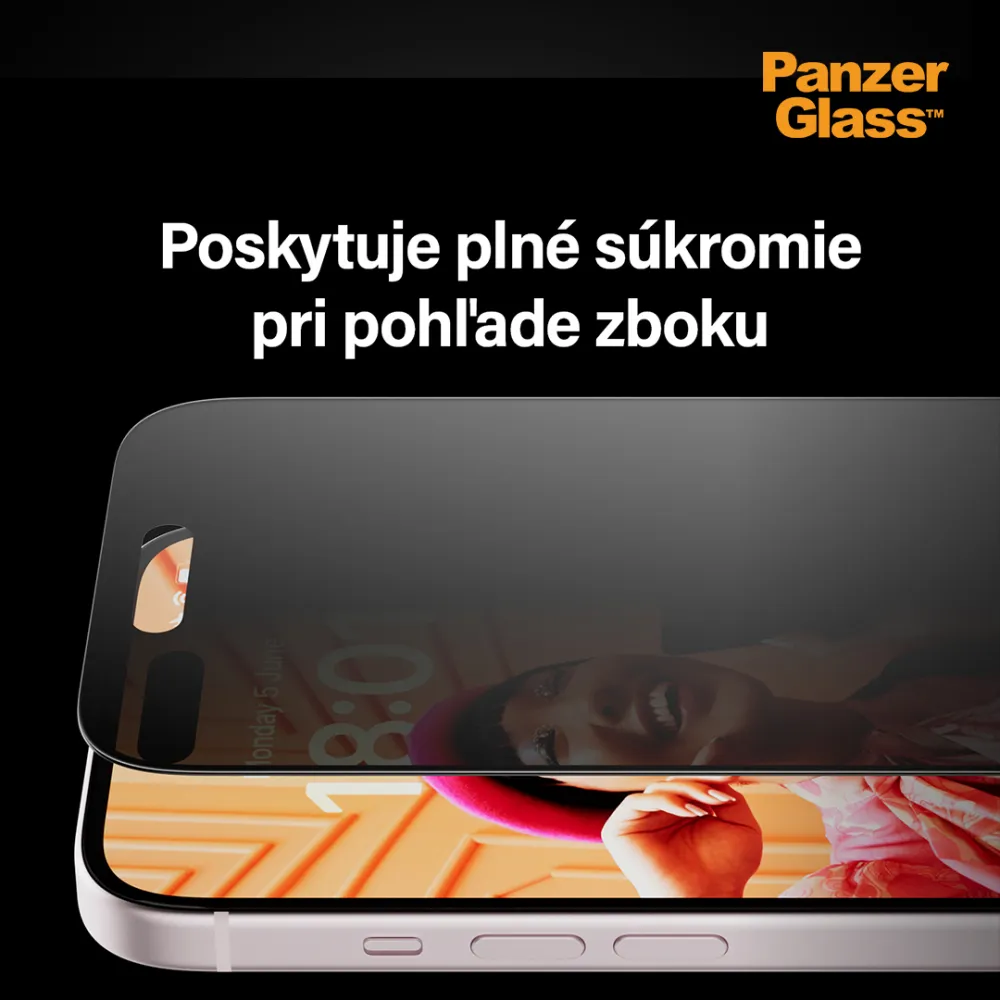PanzerGlass - Tvrdené sklo Re:Fresh UWF Privacy s aplikátorom pre Samsung Galaxy A55 5G, číra