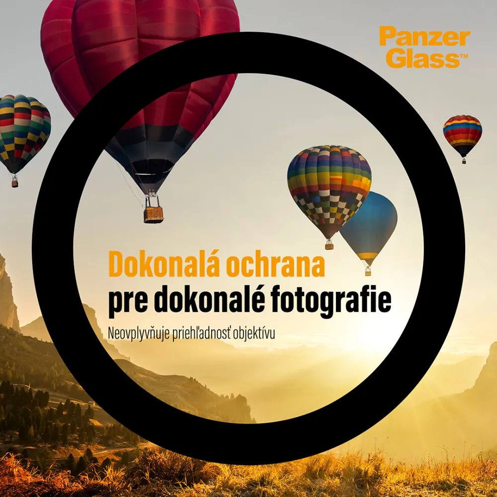 PanzerGlass - Ochranný kryt objektívu PicturePerfect pre iPhone 14 Pro/14 Pro Max, číra