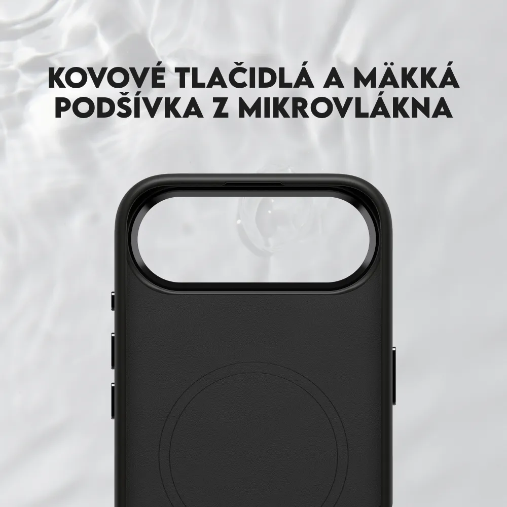 CARE - Puzdro FLOW s MagSafe pre iPhone 17 Air, čierna