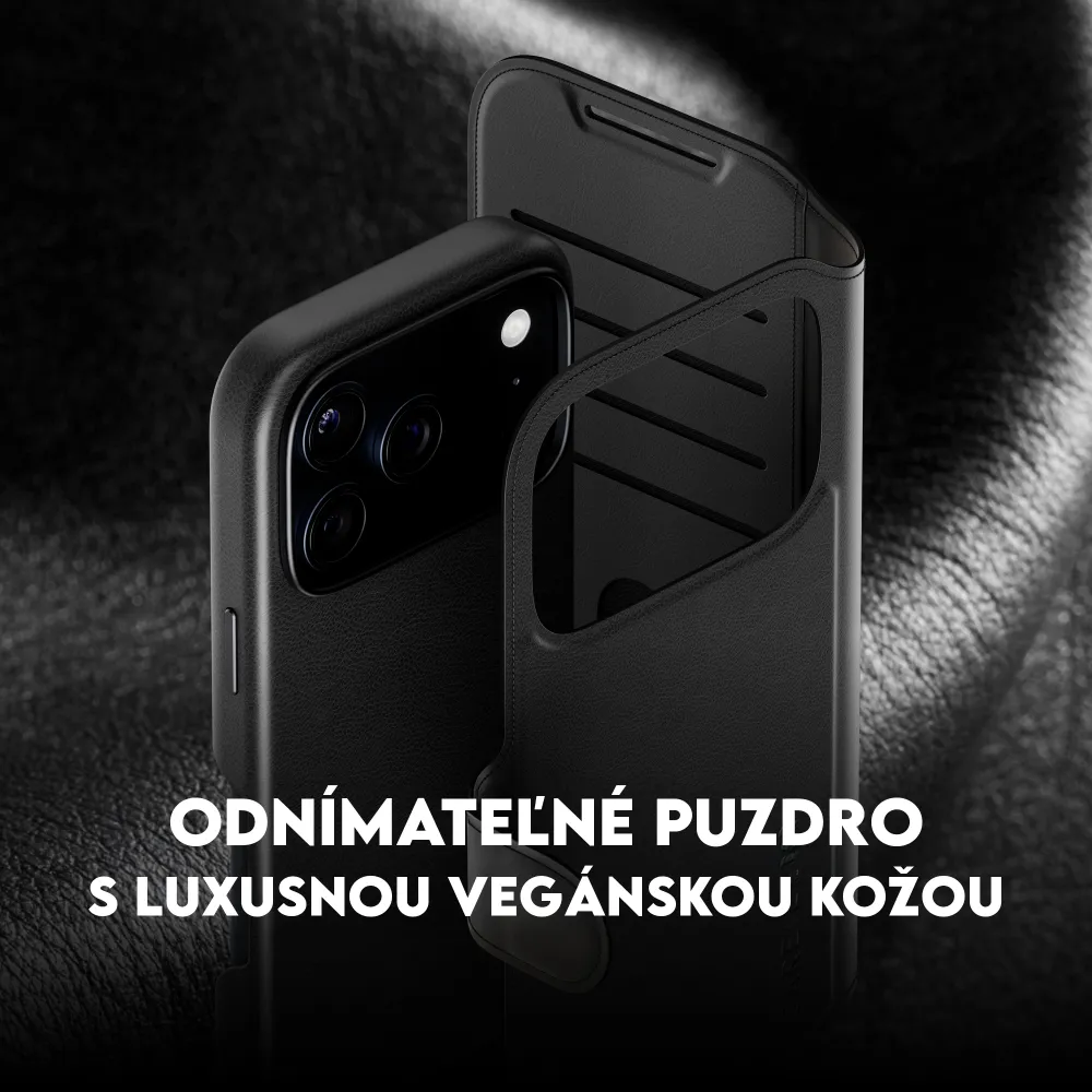 CARE - Puzdro Wallet Tango Two-In-One s MagSafe pre iPhone 17 Pro Max, čierna