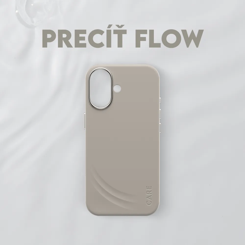 CARE - Puzdro FLOW s MagSafe pre iPhone 17, vanilla