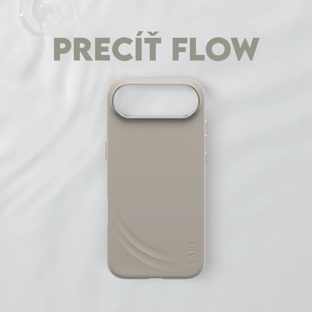 CARE - Puzdro FLOW s MagSafe pre iPhone 17 Air, vanilla