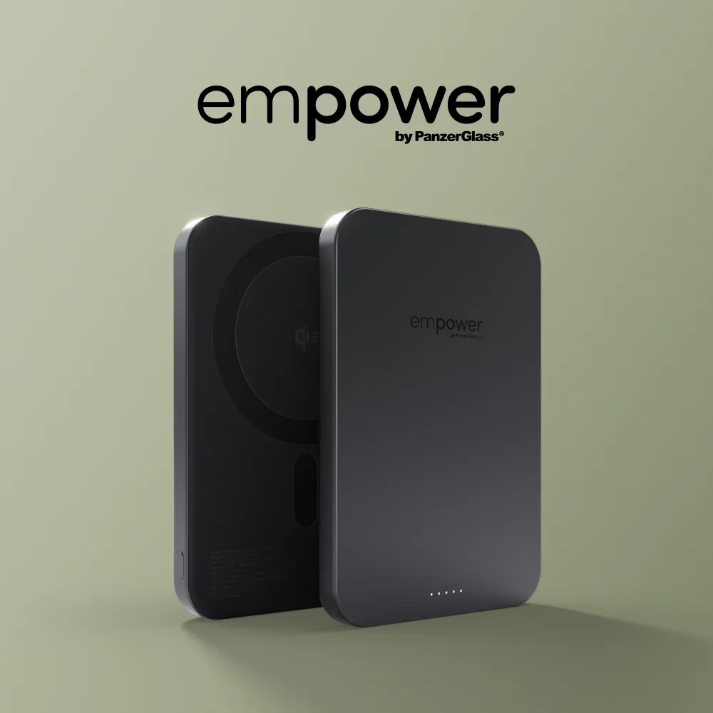 empower - Bezdrôtová PowerBank 5000 mAh 20 W, kompatibilná s MagSafe, Qi2/USB-C, vesmírna čierna