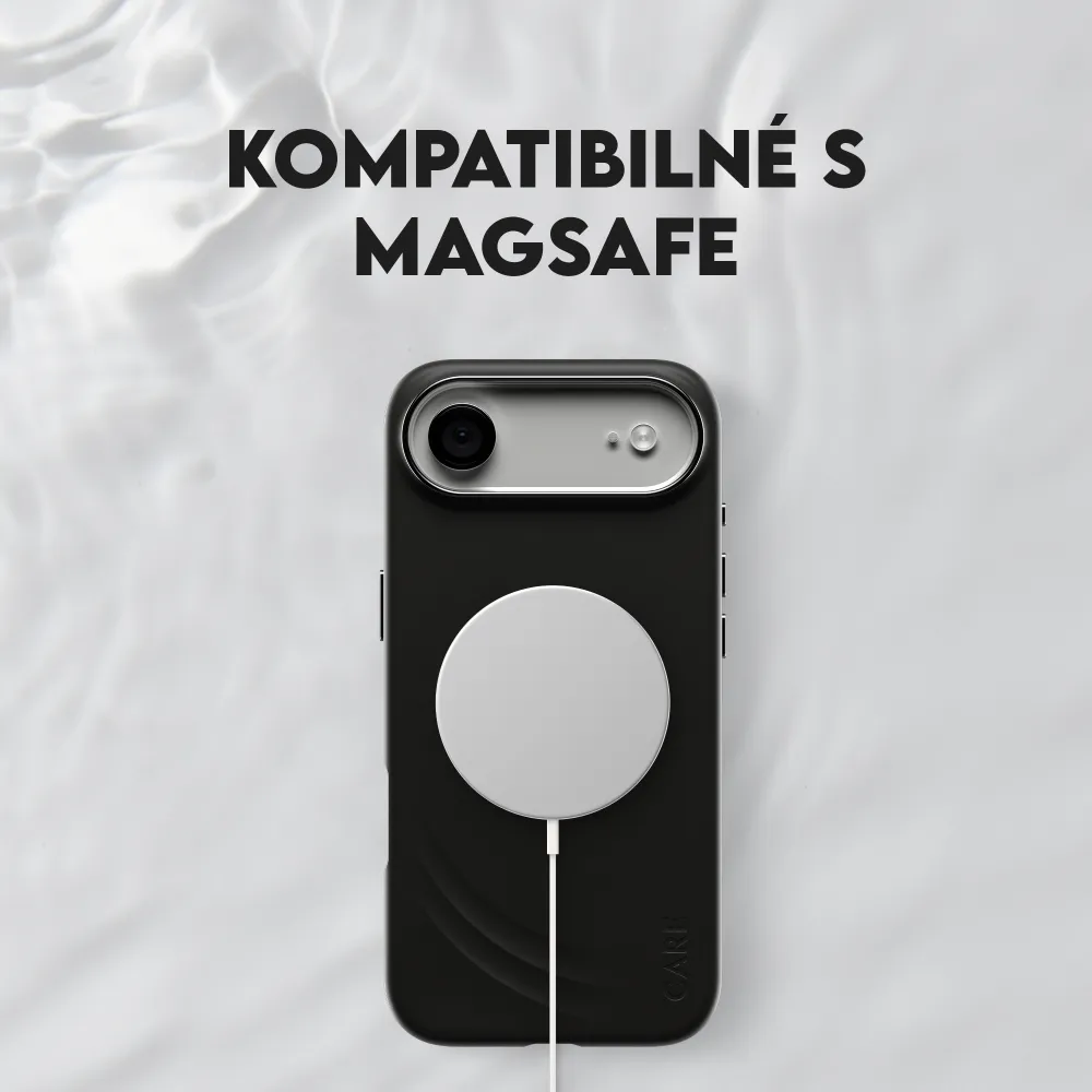 CARE - Puzdro FLOW s MagSafe pre iPhone 17 Air, čierna