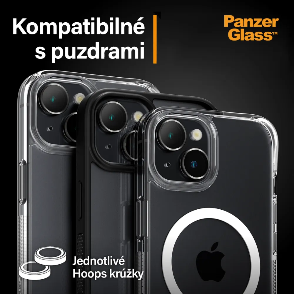 PanzerGlass - Ochranný kryt objektívu Hoops pre Samsung Galaxy Z Fold6, čierna