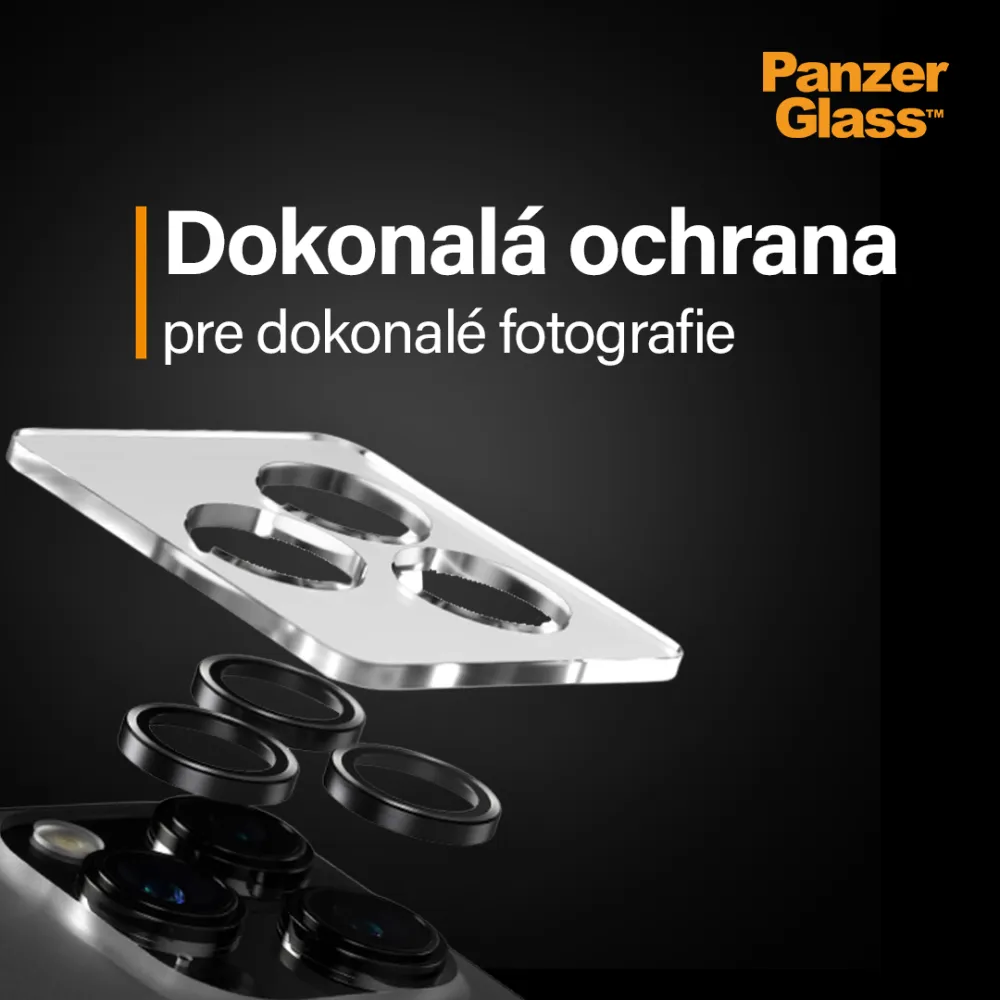 PanzerGlass - Ochranný kryt objektívu Hoops pre Samsung Galaxy Z Fold6, čierna