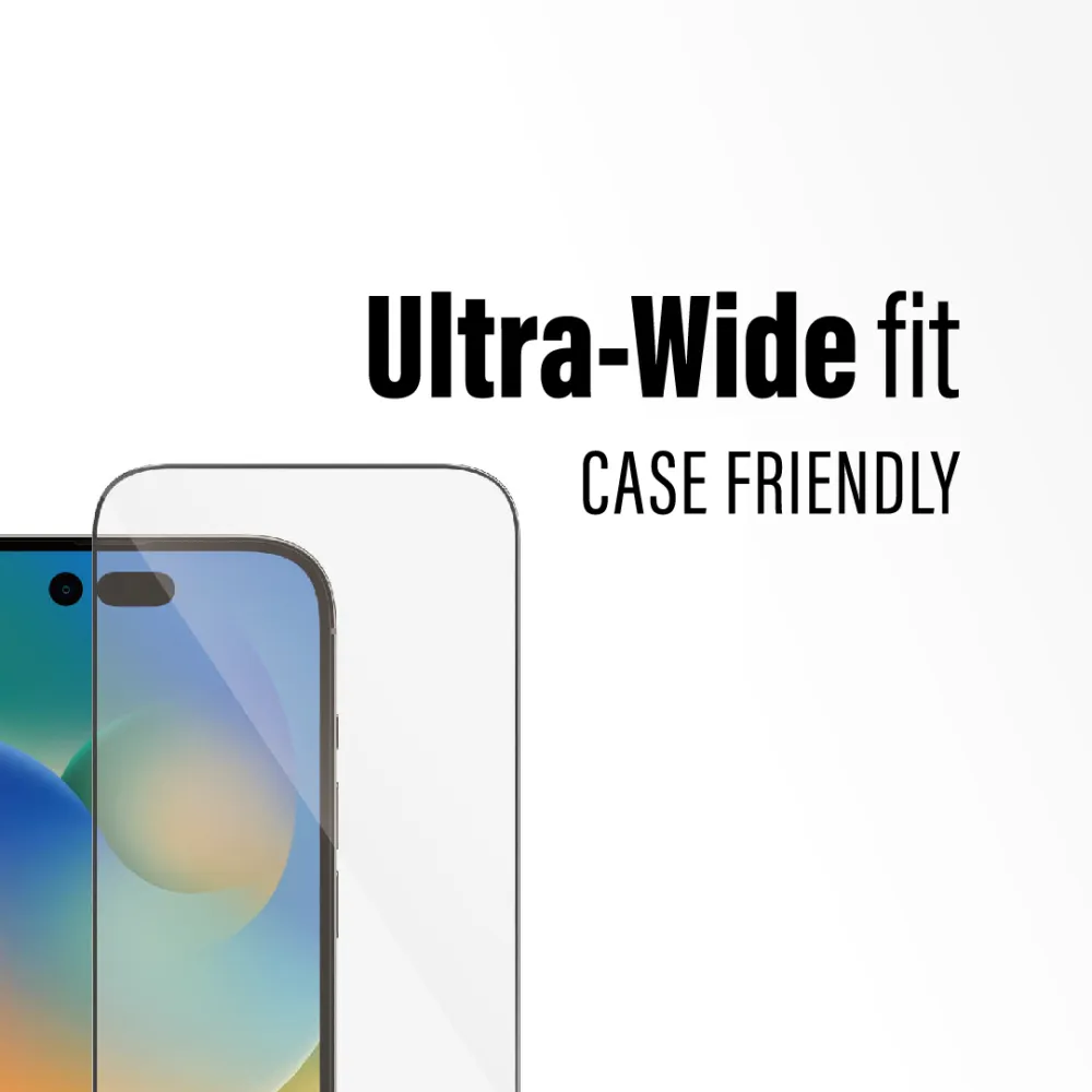 PanzerGlass - Tvrdené sklo UWF AB pre iPhone 14 Pro, čierna