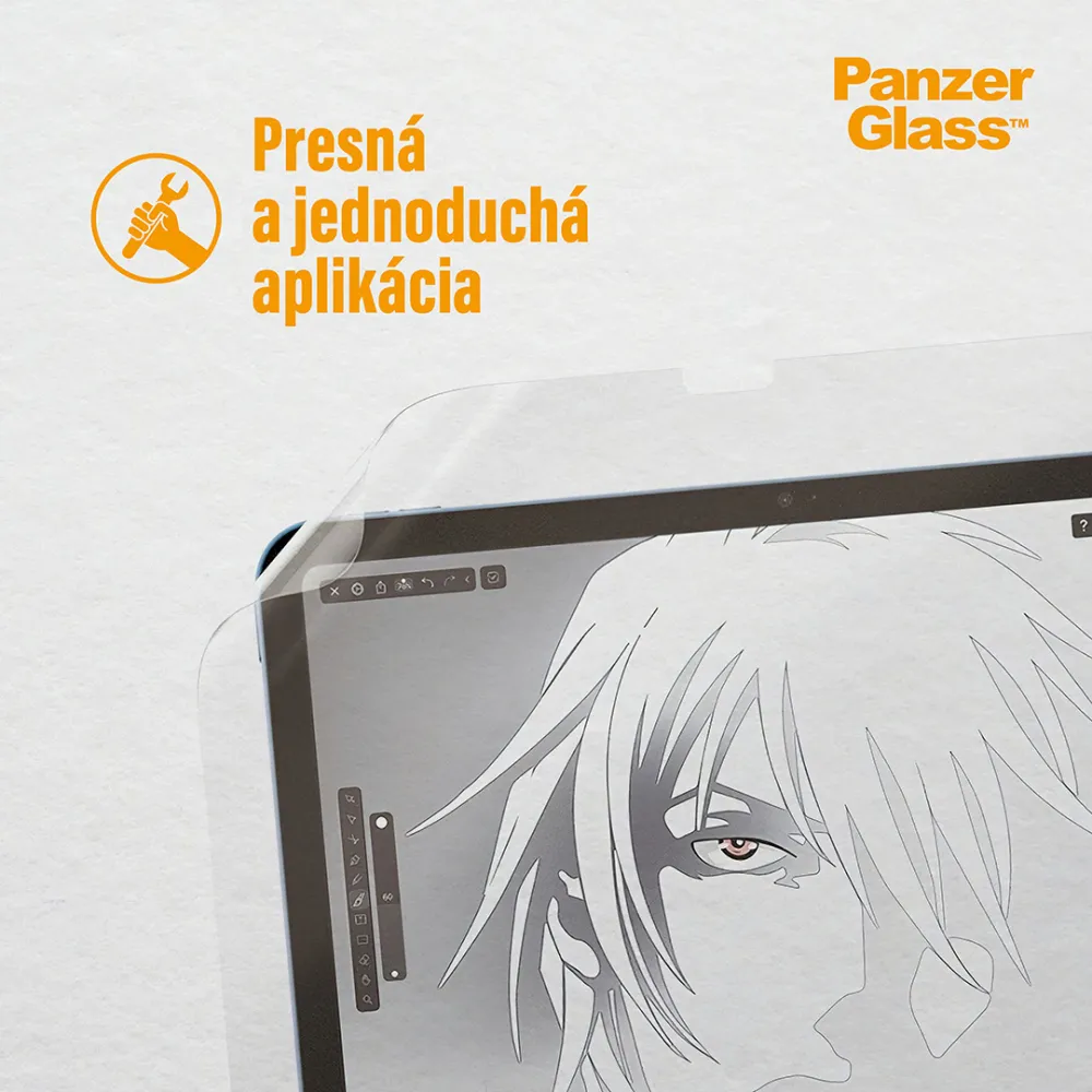 PanzerGlass - GraphicPaper Case Friendly AB pre iPad 10,2'', číra