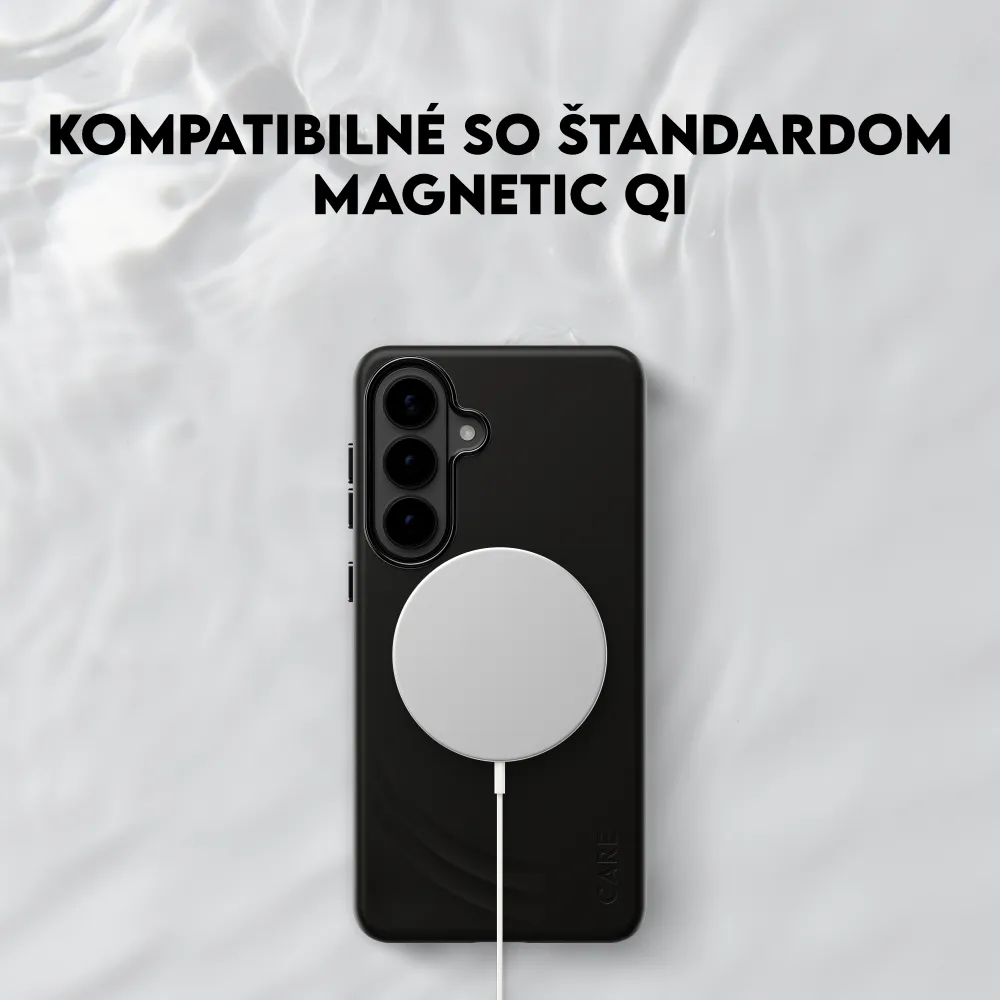 CARE - Puzdro FLOW s QI pre Samsung Galaxy S26, čierna
