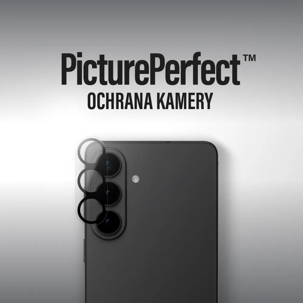 PanzerGlass - Ochranný kryt objektívu PicturePerfect pre Samsung Galaxy S26/S26+, čierna