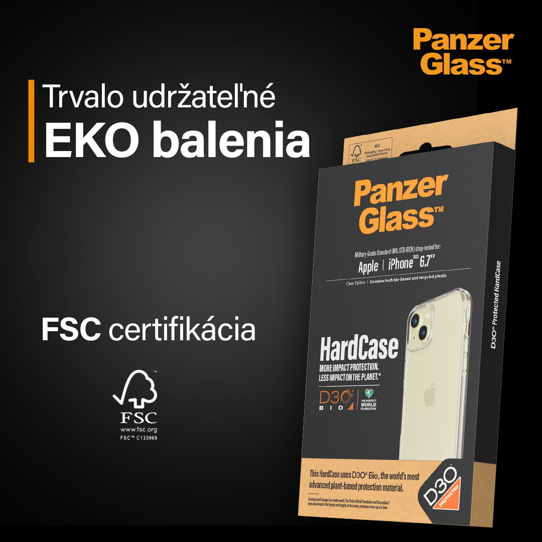 PanzerGlass - Bundle PicturePerfect + Tvrdené sklo UWF + Hard Case D3O pre iPhone 15