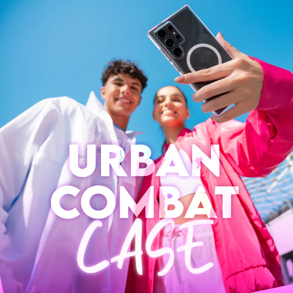 CARE - Puzdro Urban Combat pre Samsung Galaxy A56 5G, transparentná