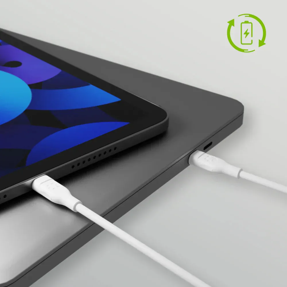 dbramante1928 - Kábel USB-A/Lightning, 12 W, re-charge, 1,2 m, biela