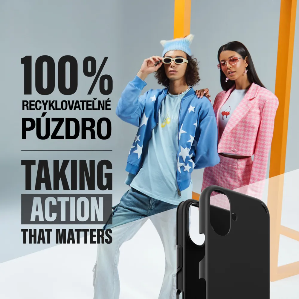 CARE - Puzdro Double Defense pre iPhone 16 Pro Max, čierna