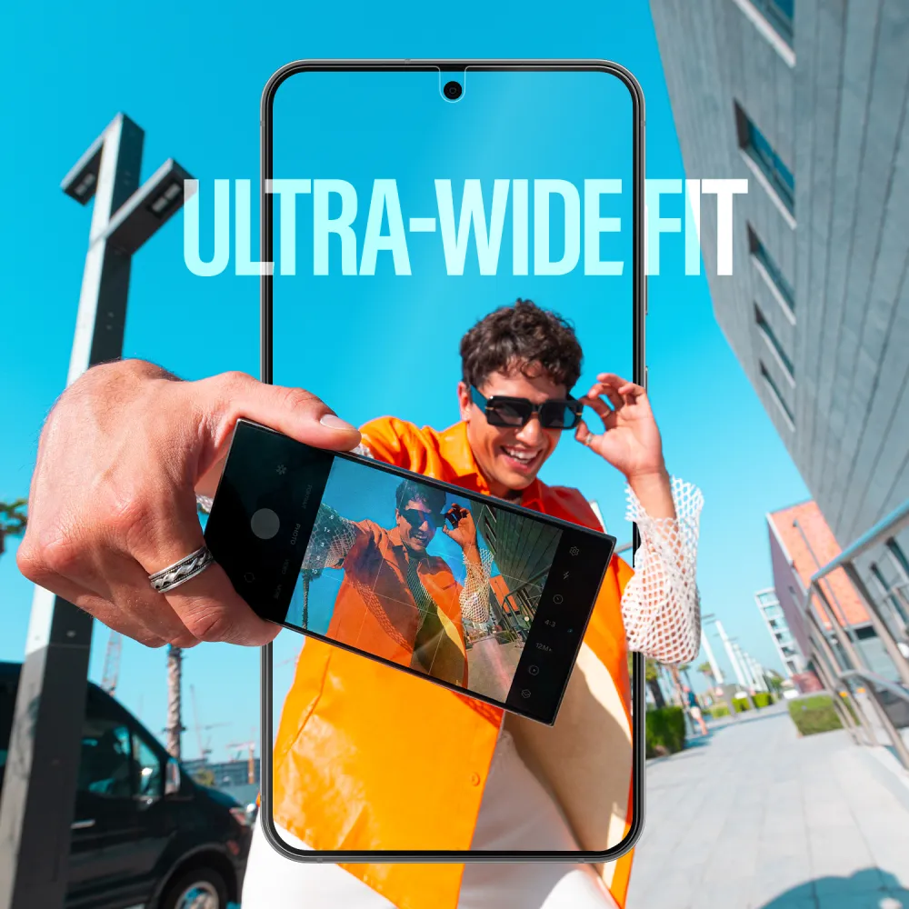 PanzerGlass - Tvrdené sklo UWF All-in-One s aplikátorom pre Samsung Galaxy S25, číra