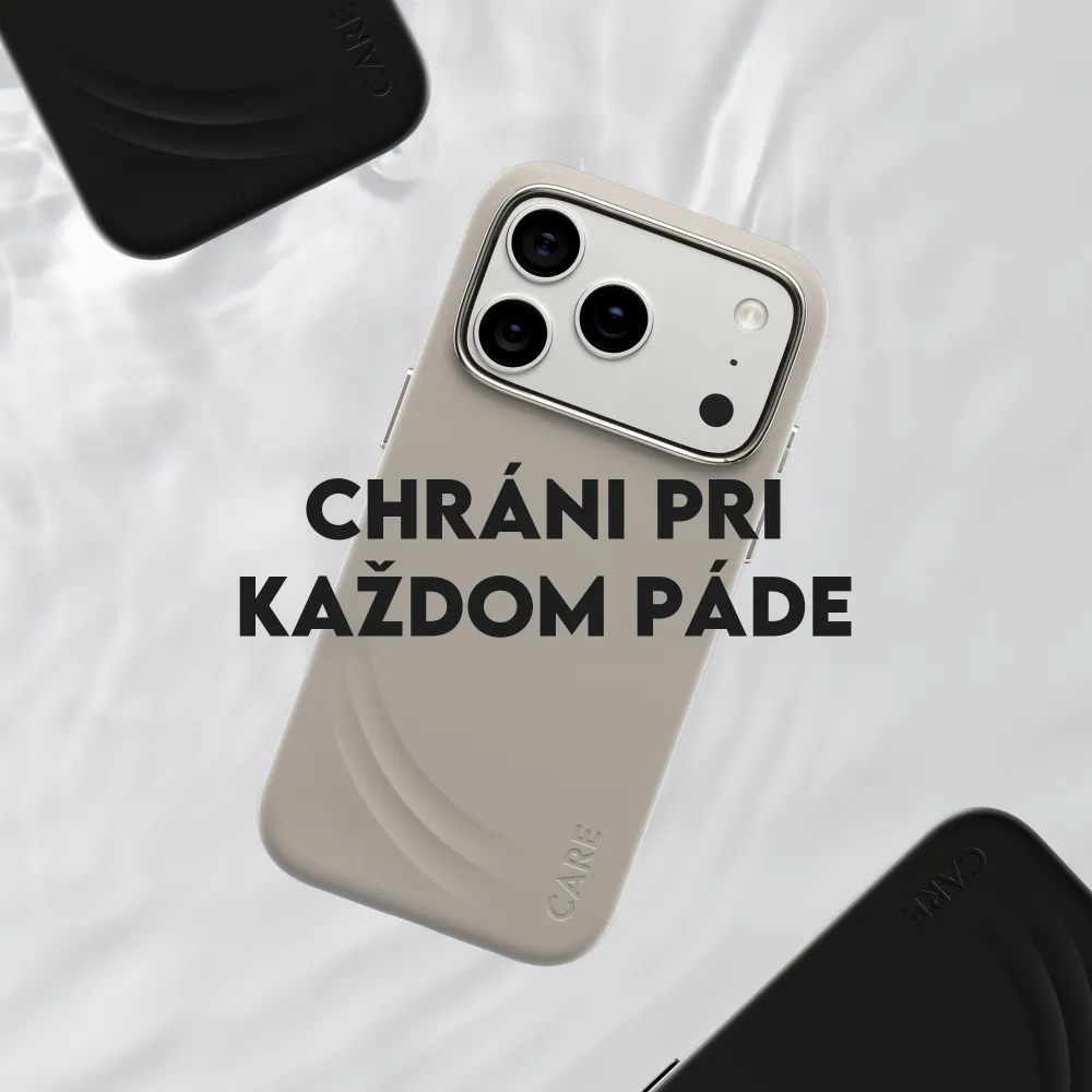 CARE - Puzdro FLOW s MagSafe pre iPhone 17 Pro Max, vanilla
