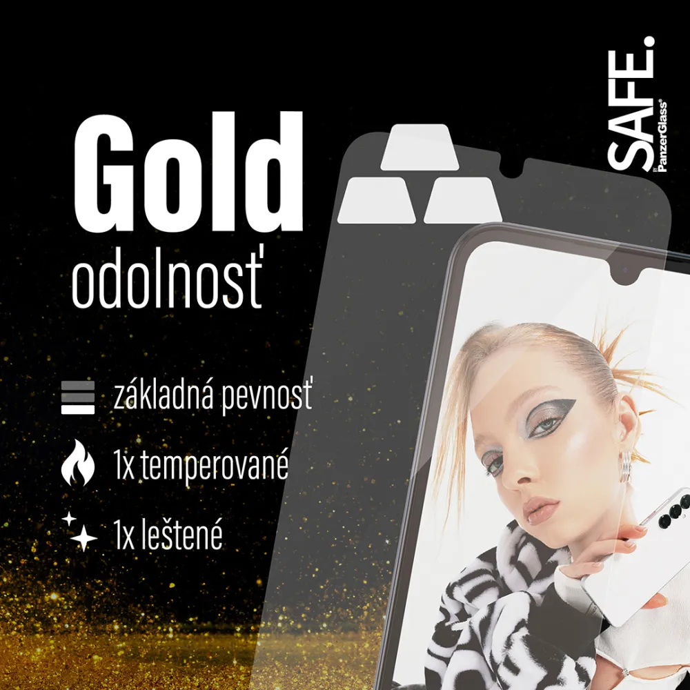 SAFE - Tvrdené sklo UWF pre Xiaomi Redmi 13 4G, čierne