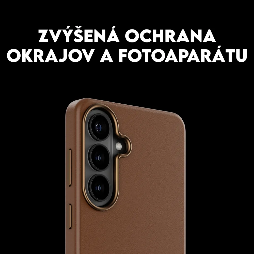 CARE - Puzdro Solo pre Samsung Galaxy S26+, hnedá