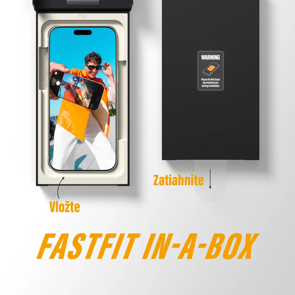 PanzerGlass - Tvrdené sklo UWF s Fastfit pre iPhone 17 Pro, čierna