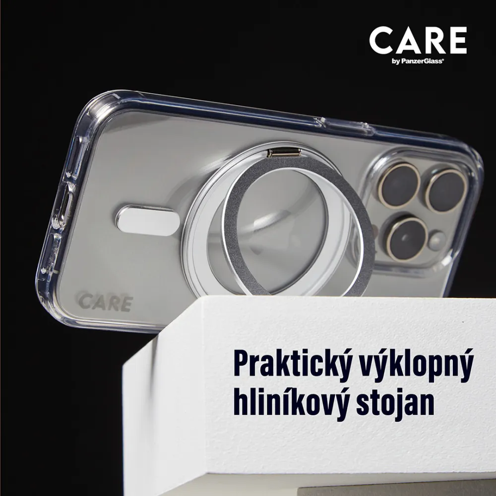 CARE - Puzdro Kickstand pre Samsung Galaxy S25 Edge, čierna