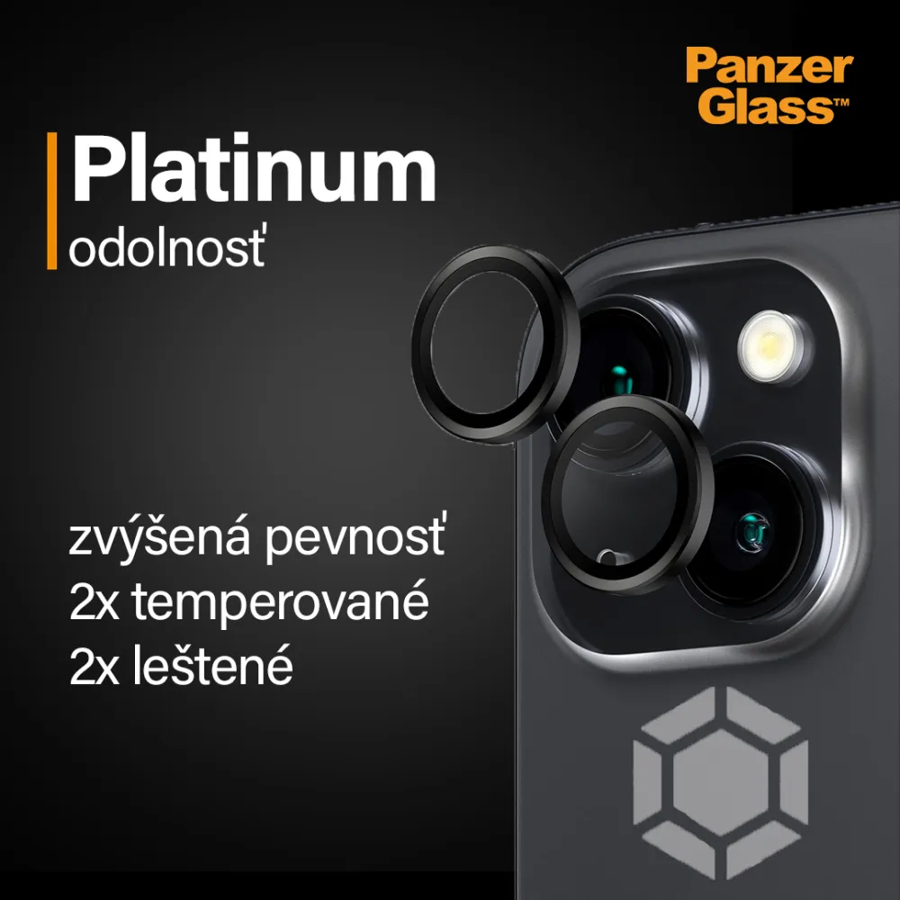 PanzerGlass - Ochranný kryt objektívu Hoops pre Samsung Galaxy Z Fold6, čierna