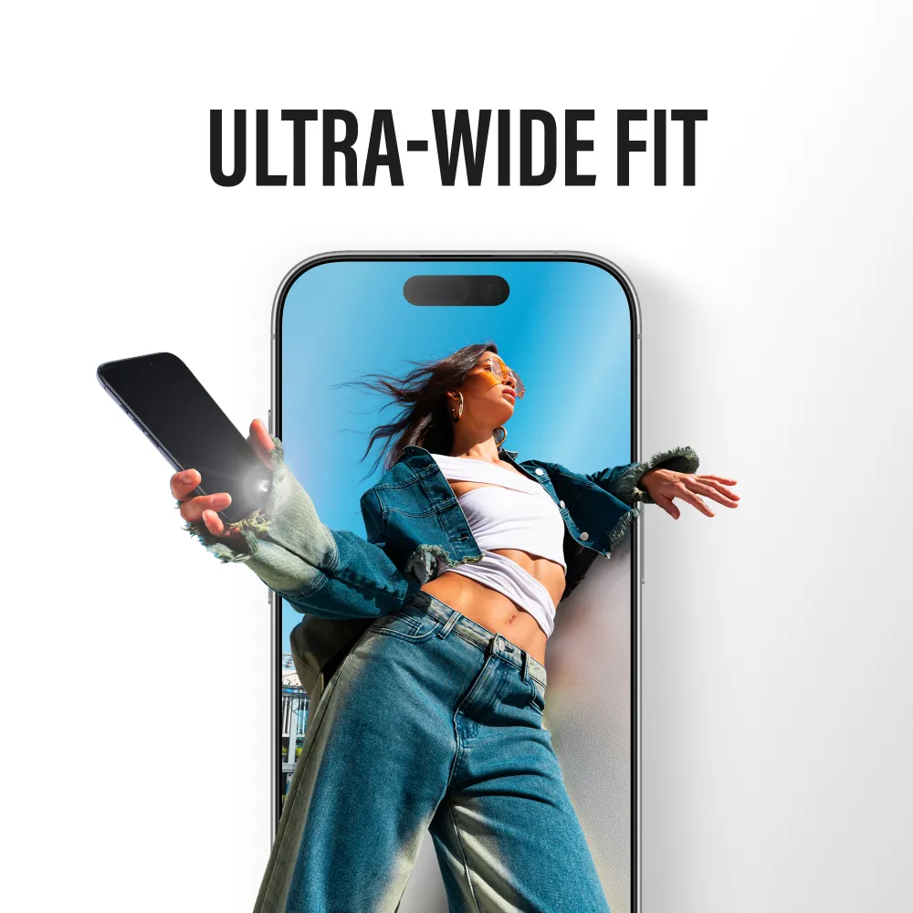 PanzerGlass - Tvrdené sklo Anti-Reflective s aplikátorom pre iPhone 17 Pro Max, čierna