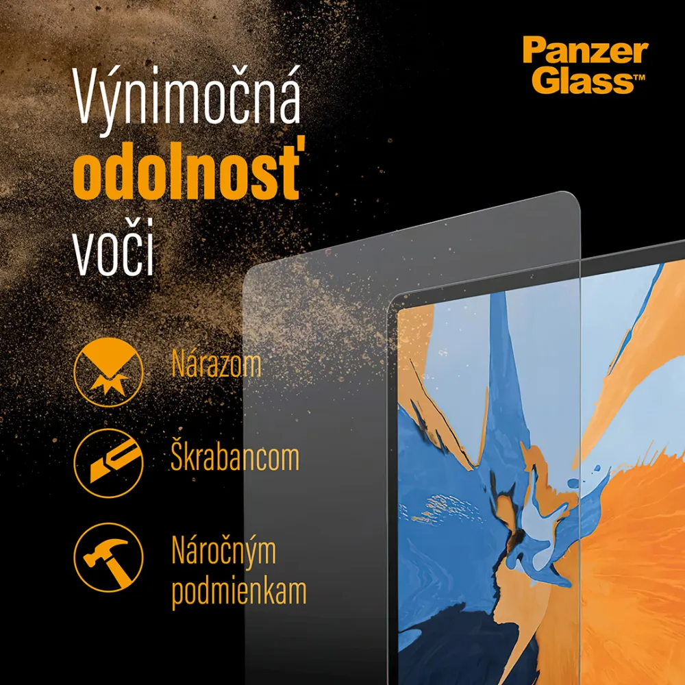 PanzerGlass - Tvrdené sklo Case Friendly AB pre iPad 10,2'', číra