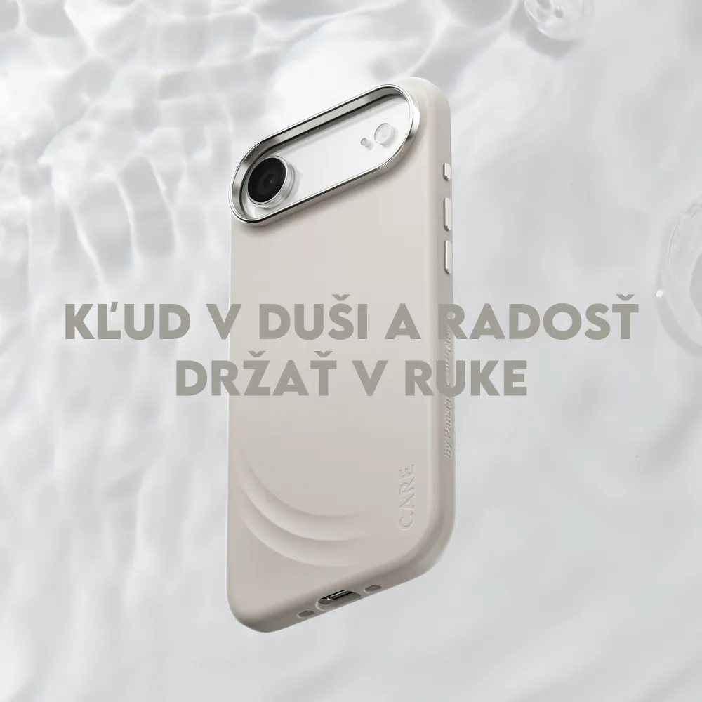 CARE - Puzdro FLOW s MagSafe pre iPhone 17 Air, vanilla
