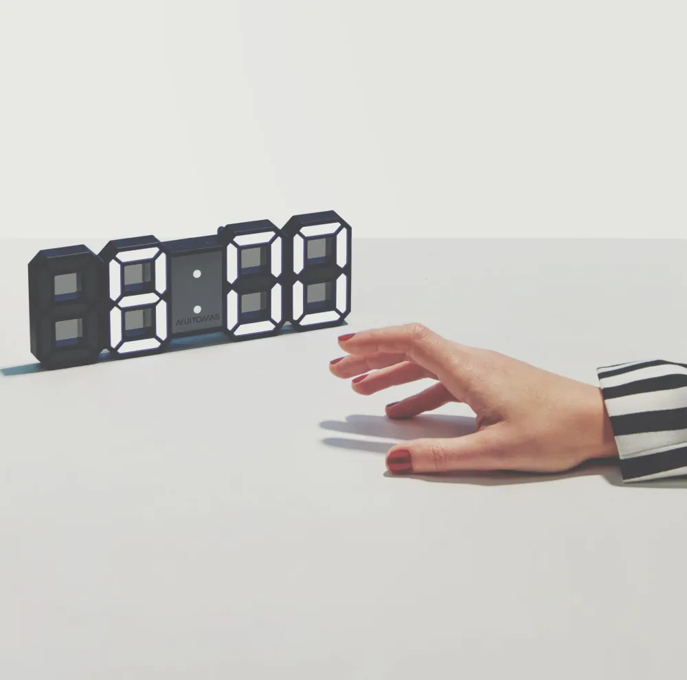MUITOMAS - Neónová lampa Alarm Clock