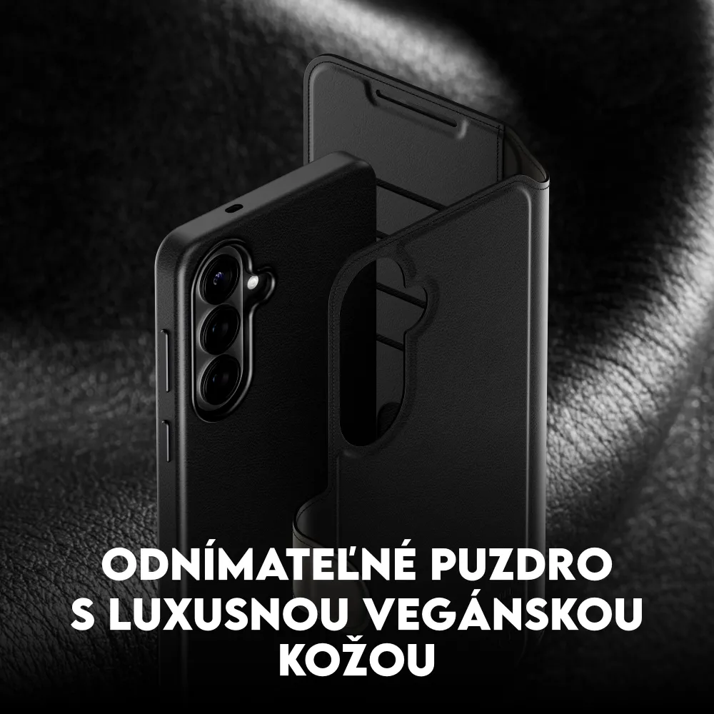CARE - Puzdro Tango Wallet Two-In-One s QI pre Samsung Galaxy S26, čierna