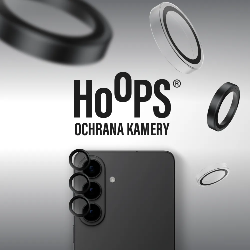 PanzerGlass - Ochranný kryt objektívu Hoops pre Samsung Galaxy S26 Ultra, čierna