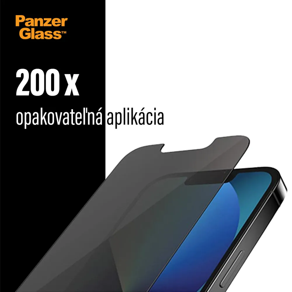 PanzerGlass - Tvrdené sklo UWF AB pre iPhone 14 Pro, čierna
