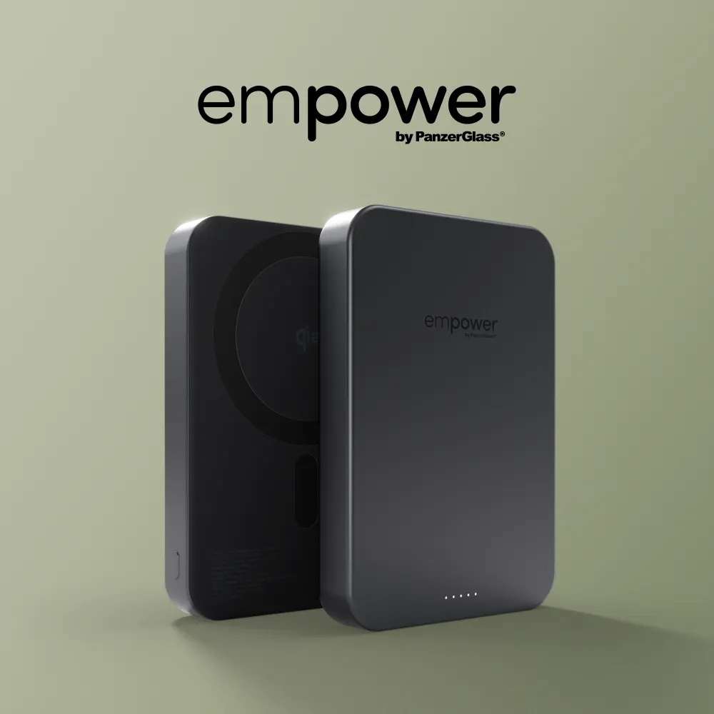 empower - Bezdrôtová PowerBank 10000 mAh 20 W, kompatibilná s MagSafe, Qi2/USB-C, titán
