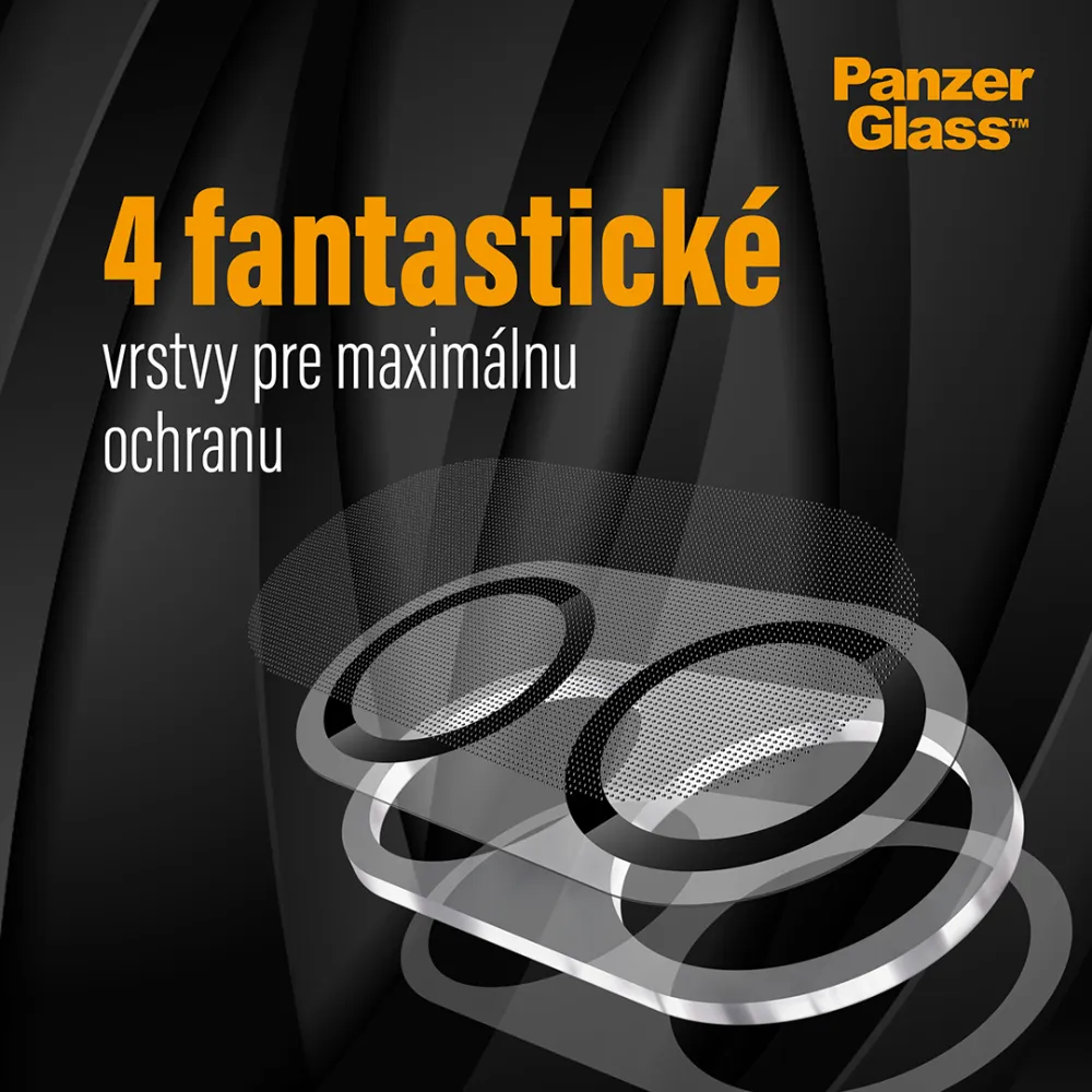 PanzerGlass - Ochranný kryt objektívu PicturePerfect pre Samsung Galaxy Z Flip5, čierna