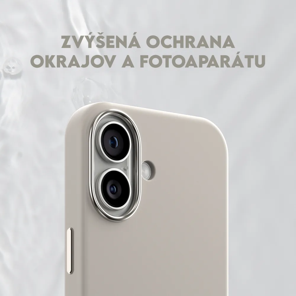 CARE - Puzdro FLOW s MagSafe pre iPhone 17, vanilla