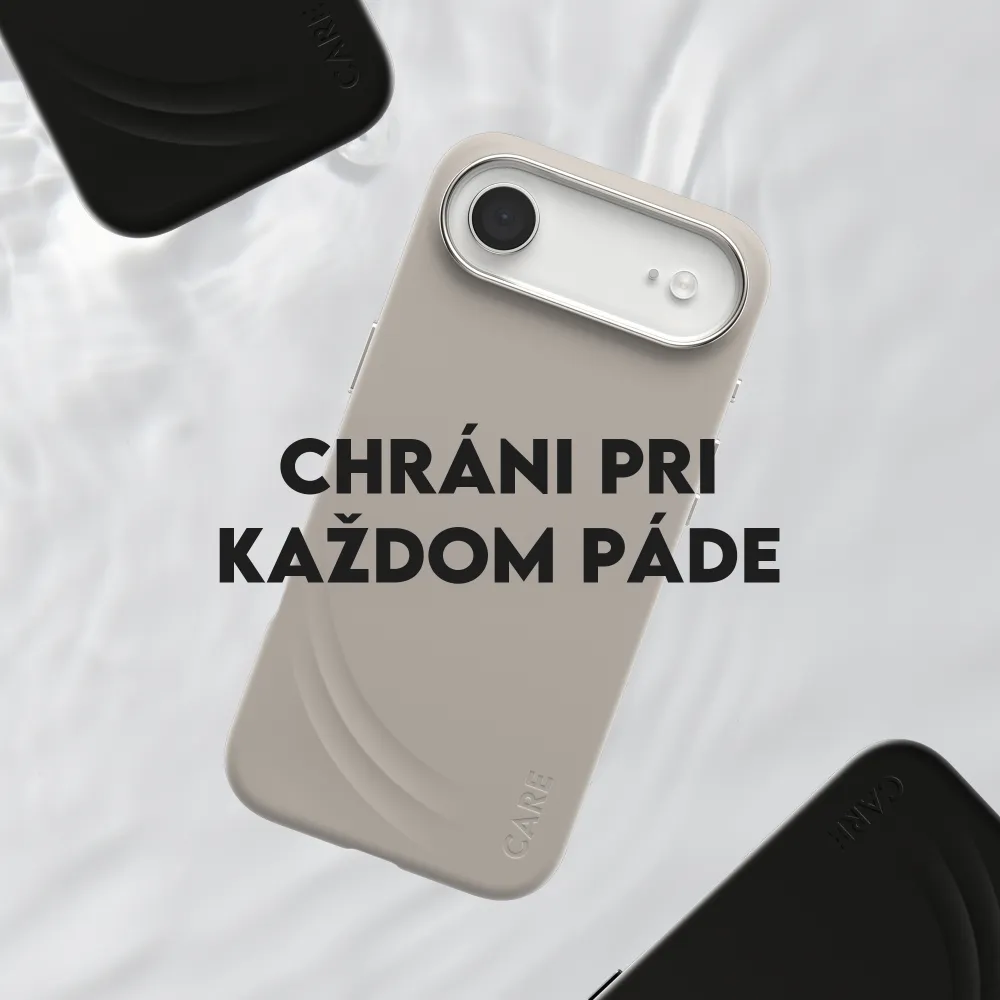 CARE - Puzdro FLOW s MagSafe pre iPhone 17 Air, vanilla