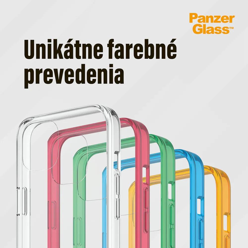PanzerGlass - Puzdro ClearCaseColor AB pre iPhone 13 Pro Max, strawberry