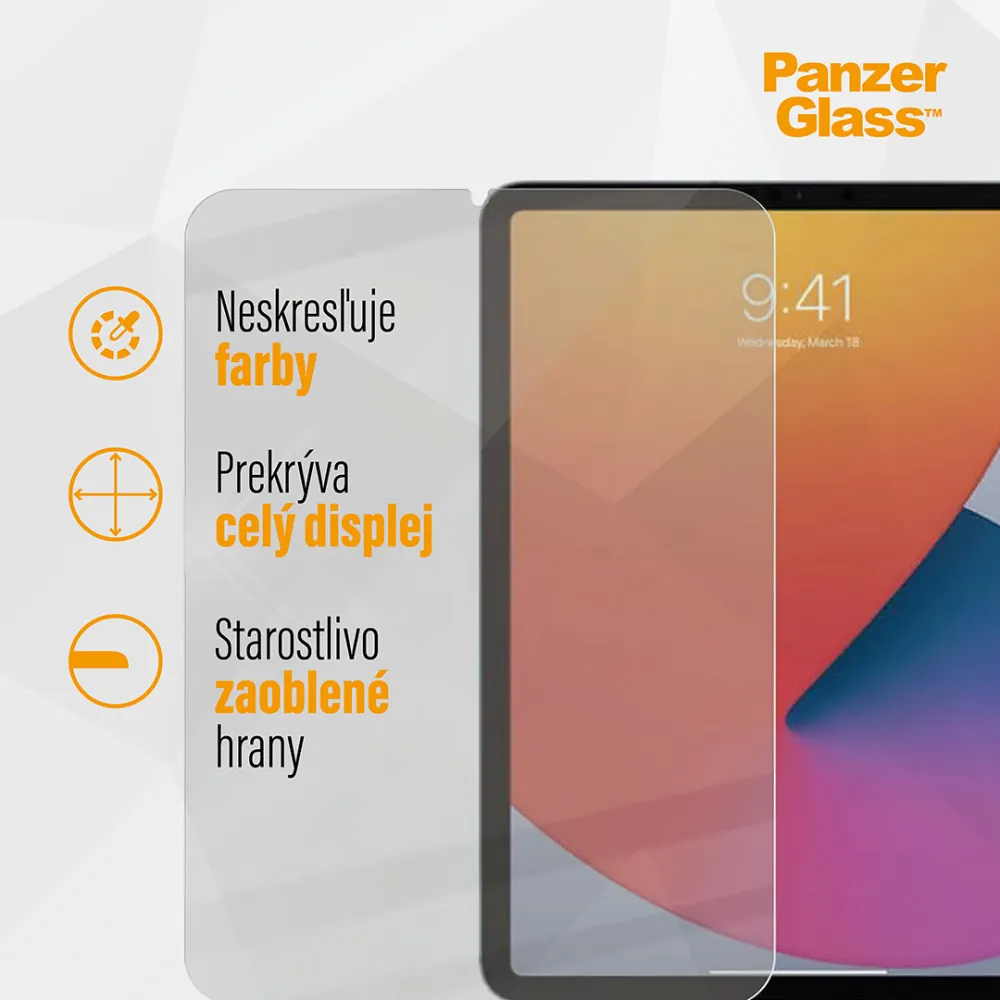 PanzerGlass - Tvrdené sklo Case Friendly pre Samsung Galaxy Tab A7 Lite, číra
