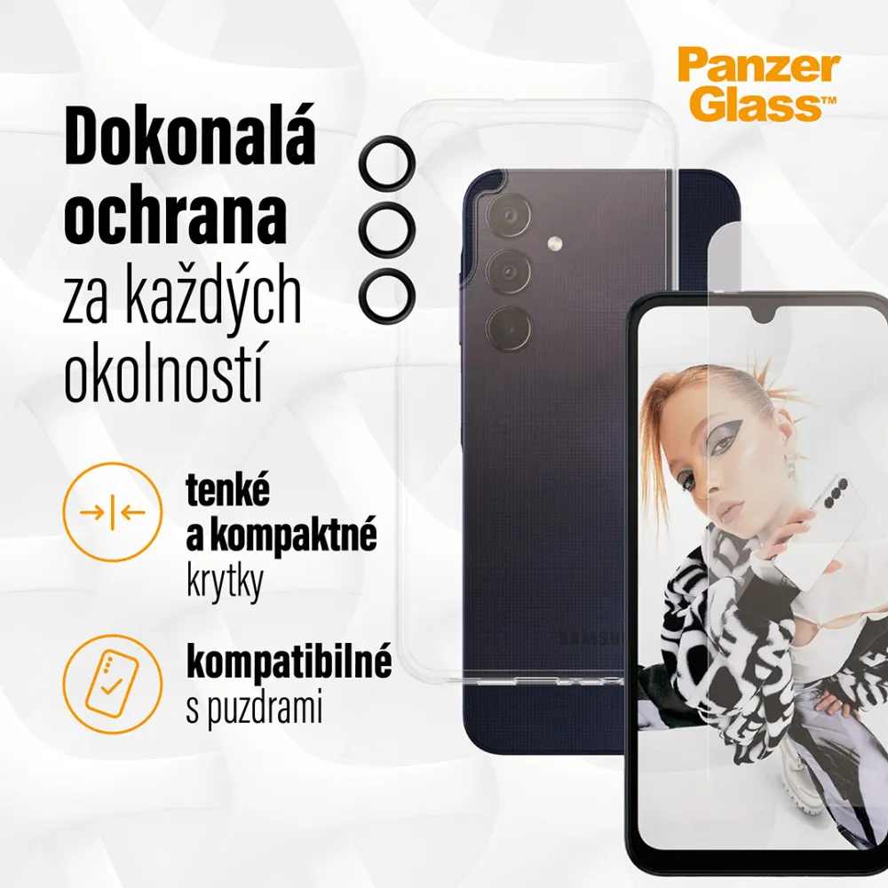 SAFE - Ochranný kryt objektívu pre Samsung Galaxy S24/S23/S23+, čierna