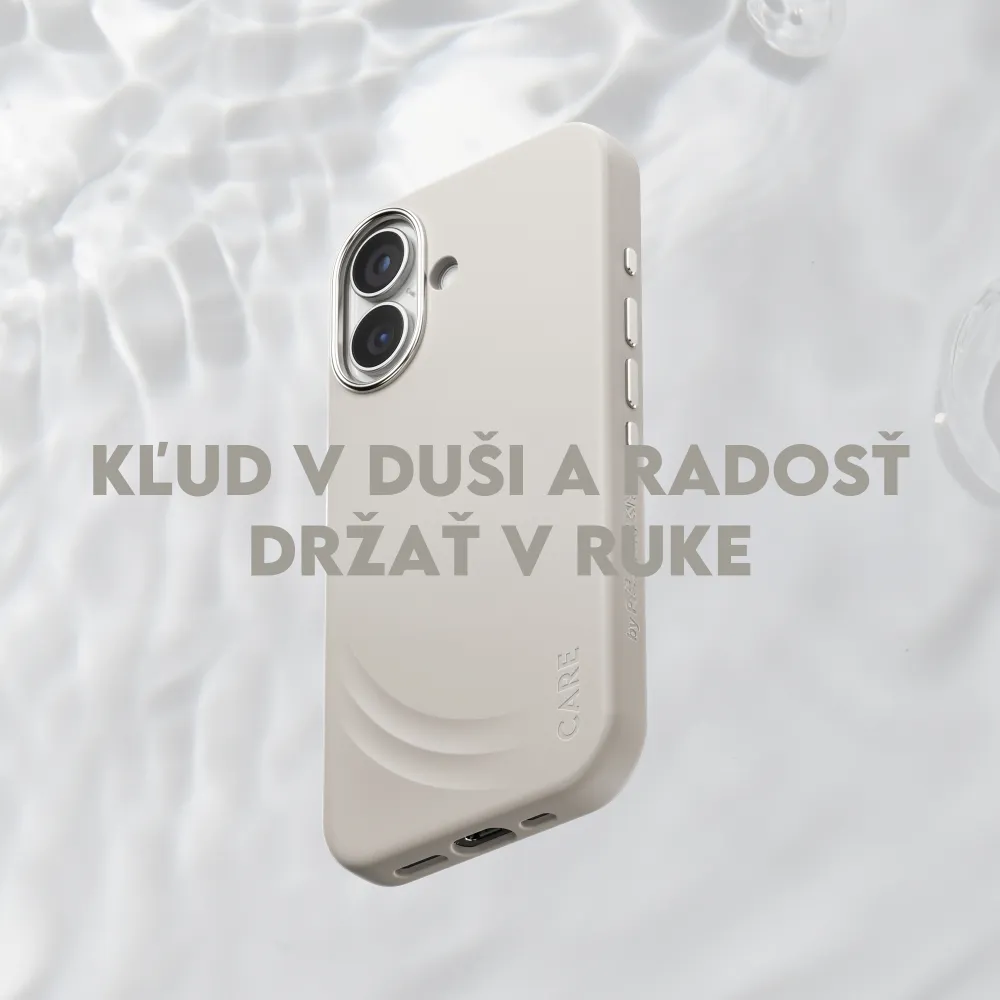 CARE - Puzdro FLOW s MagSafe pre iPhone 17, vanilla
