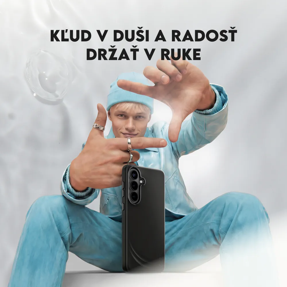 CARE - Puzdro FLOW s QI pre Samsung Galaxy S26, čierna