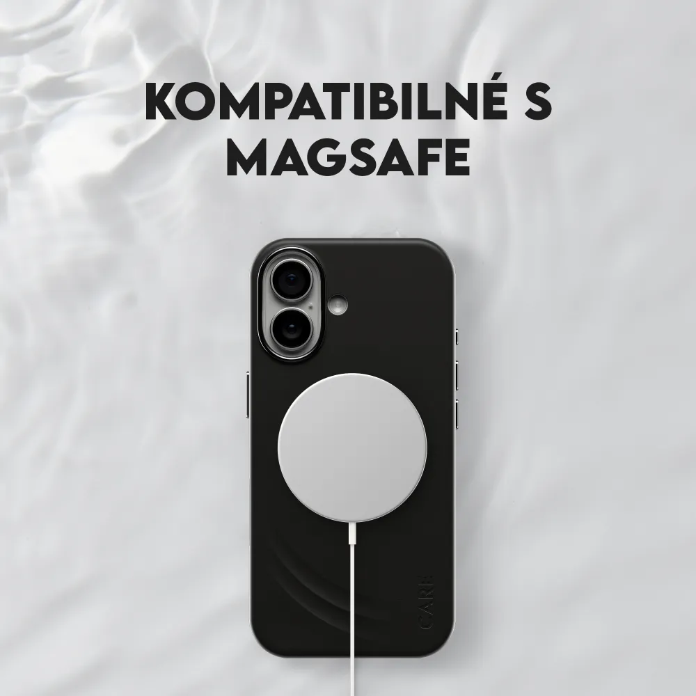 CARE - Puzdro FLOW s MagSafe pre iPhone 17, čierna