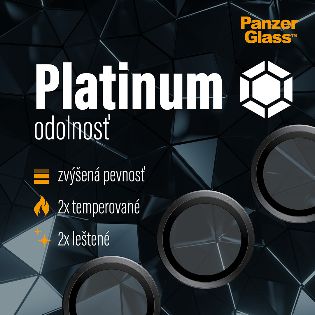 PanzerGlass - Ochranný kryt objektívu Hoops pre Samsung Galaxy S24/S23/S23+, fialová