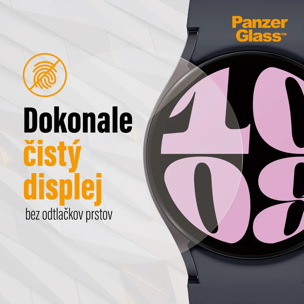 PanzerGlass - Tvrdené sklo Flat Glass AB pre Samsung Galaxy Watch6 40 mm, číra