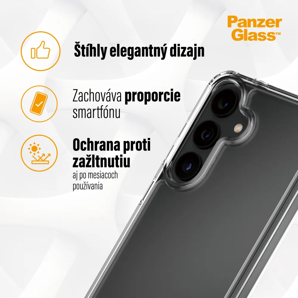 PanzerGlass - Puzdro HardCase D3O pre Samsung Galaxy S24 Ultra, transparentná